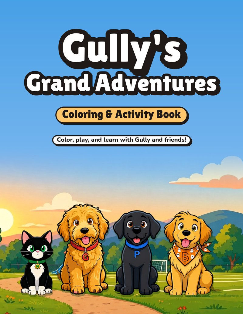 Gully's Grand Adventures Coloring & Activity Book